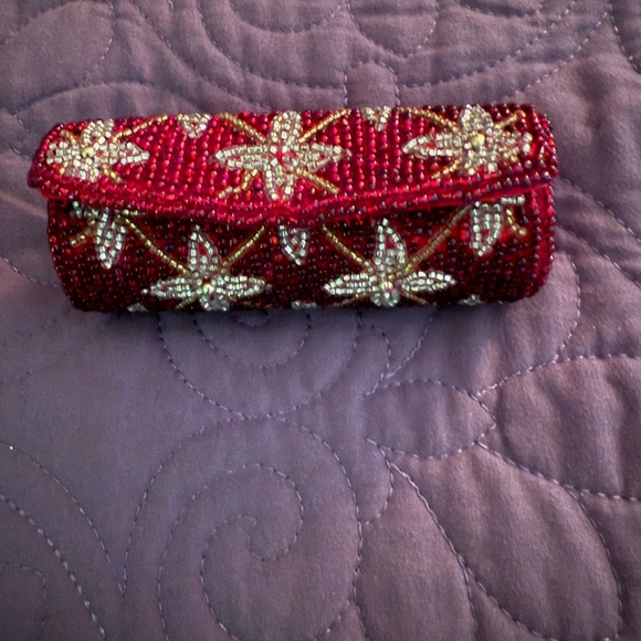 Neiman Marcus Vibrant Red Accessory - Picture 2 of 5